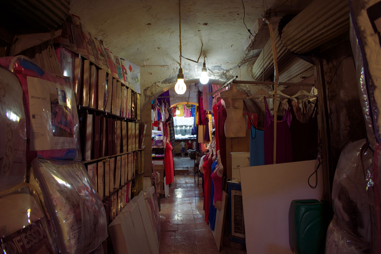 The old corridors of one of the original bazaars.
